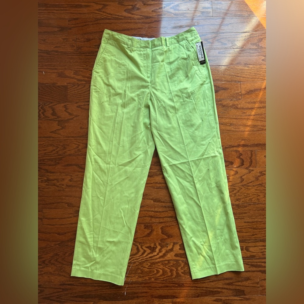 Larry Levine Lime Green Chinos